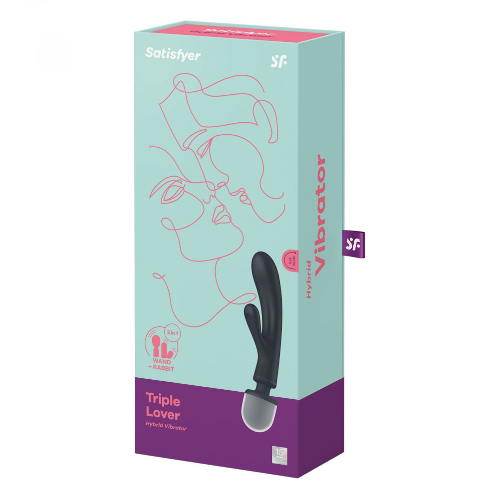Вибратор - Вибратор Satisfyer Triple Lover (Grey) 1