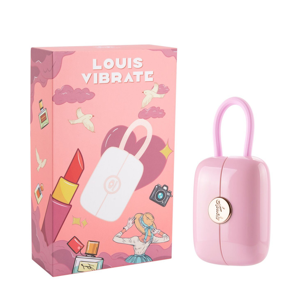 Вибраторы вакуумные - Вакуумный клиторальный стимулятор Otouch Louis Vibrate Pink с виброяйцом, в кейсе 1