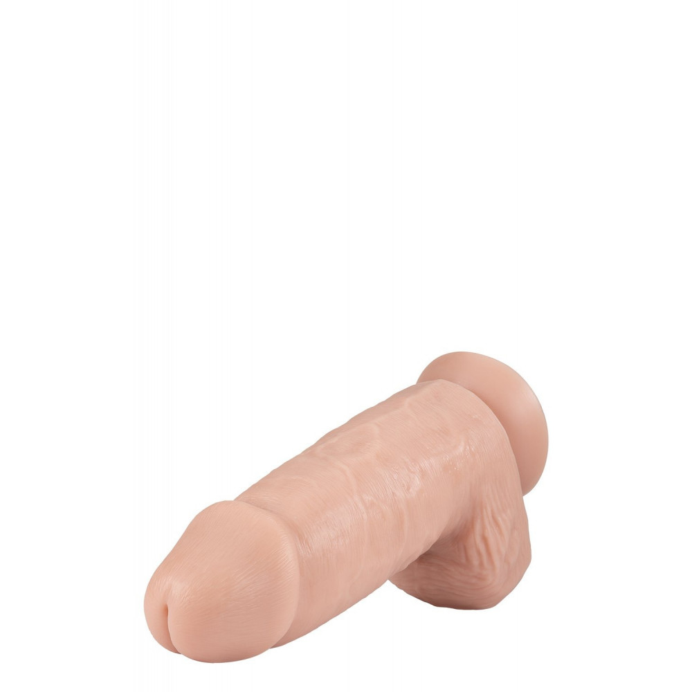 Секс игрушки - Толстый реалистичный фаллоимитатор Blush Dr. Skin с присоской, телесный 5