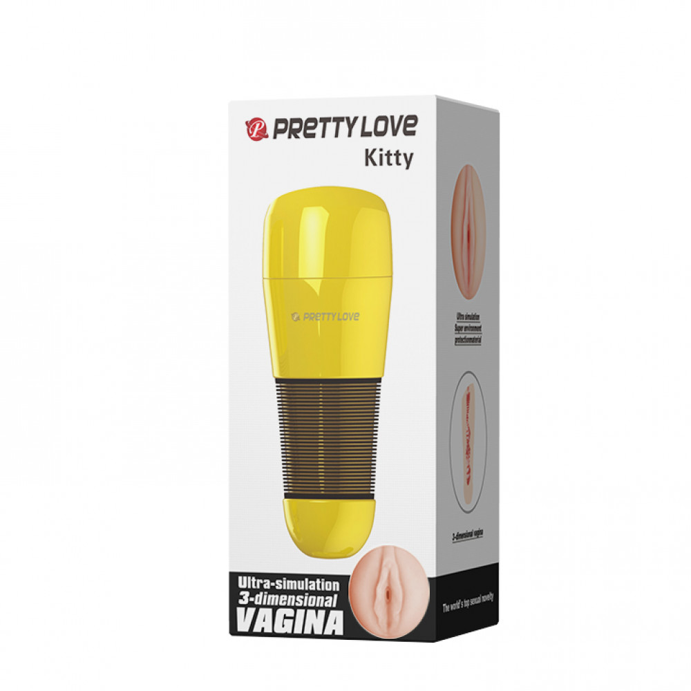 Мастурбаторы вагины - Вагина-мастурбатор PRETTY LOVE - Kitty, BM-00900T49NNJ-3 1