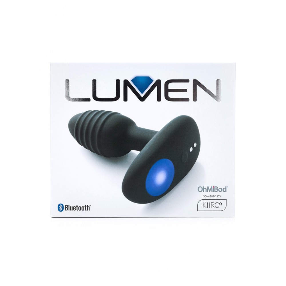 Анальные вибраторы - Интерактивная анальная пробка Lumen Kiiroo, черная 2