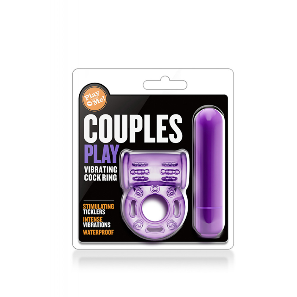 Эрекционные кольца и насадки на член - Эрекционное виброкольцо PLAY WITH ME COUPLES PLAY 3