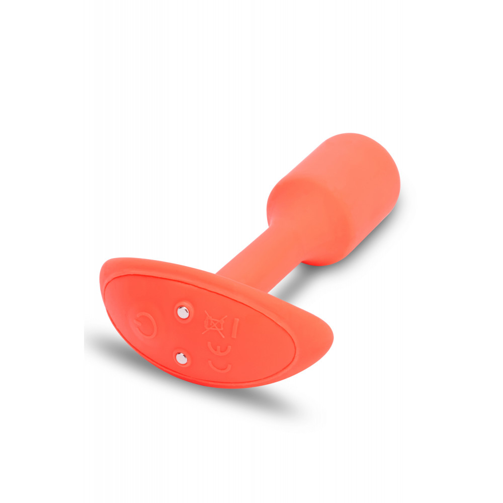 Секс игрушки - Анальна пробка с вибрацией размер S B-Vibe Vibrating Snug Plug 1, оранжевая 4