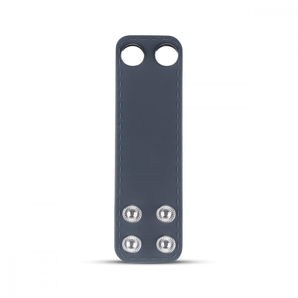 Эрекционное кольцо - Кольцо на мошонку Boners Ball Strap, серое, S/M 4