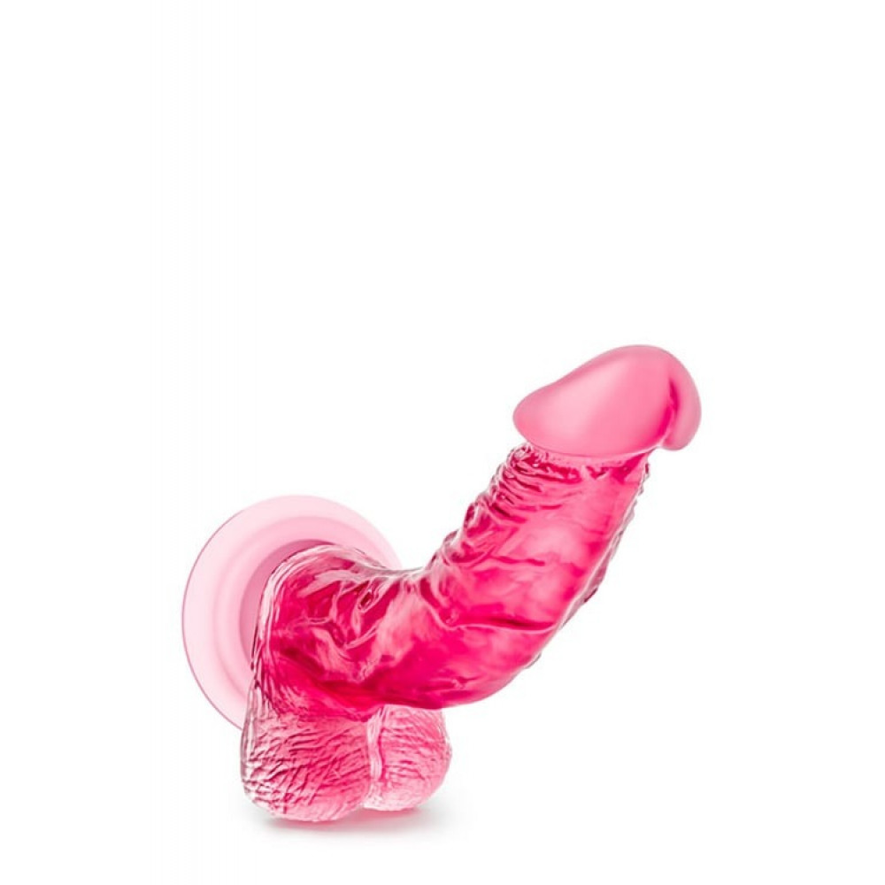 Секс игрушки - Фаллоимитатор реалистичный с мошонкой Blush b Yours на присоске, розовый 1