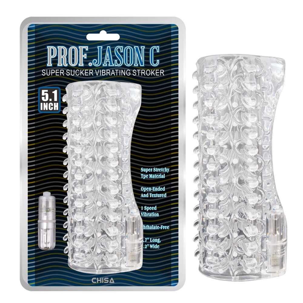 Секс игрушки - Мастурбатор с вибрацией 5,1 Prof.Jason С Super Sucker Vibrating Stroker