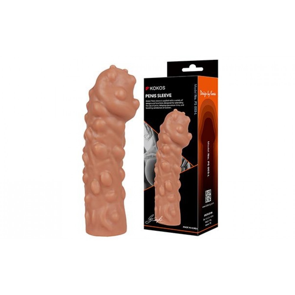 Секс игрушки - Насадка на пенис Kokos 16,5 см. PS003-L