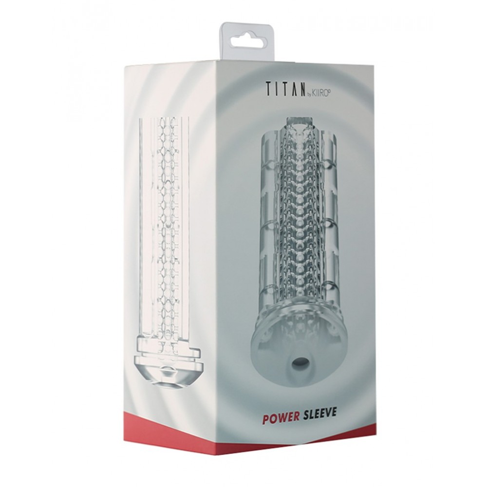 Мастурбатор - Сменная насадка для мастурбатор Kiiroo Titan, прозрачная 2