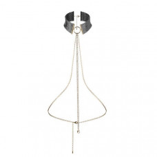 Ожерелье-воротник Bijoux Indiscrets Desir Metallique Collar - Black