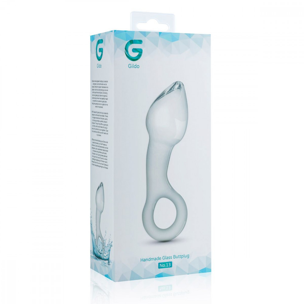 Анальная пробка - Стеклянный стимулятор простаты Gildo Glass Prostate Plug No. 13 4