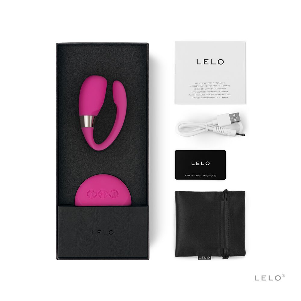 Вибраторы для пар - Вибратор для пар LELO Tiani 3 Cerise, 2 мотора, пульт ДУ 2