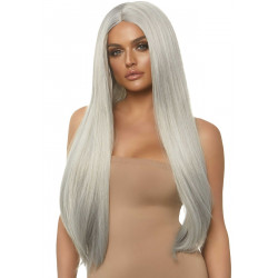 Парик Leg Avenue 33″ Long straight center part wig Grey