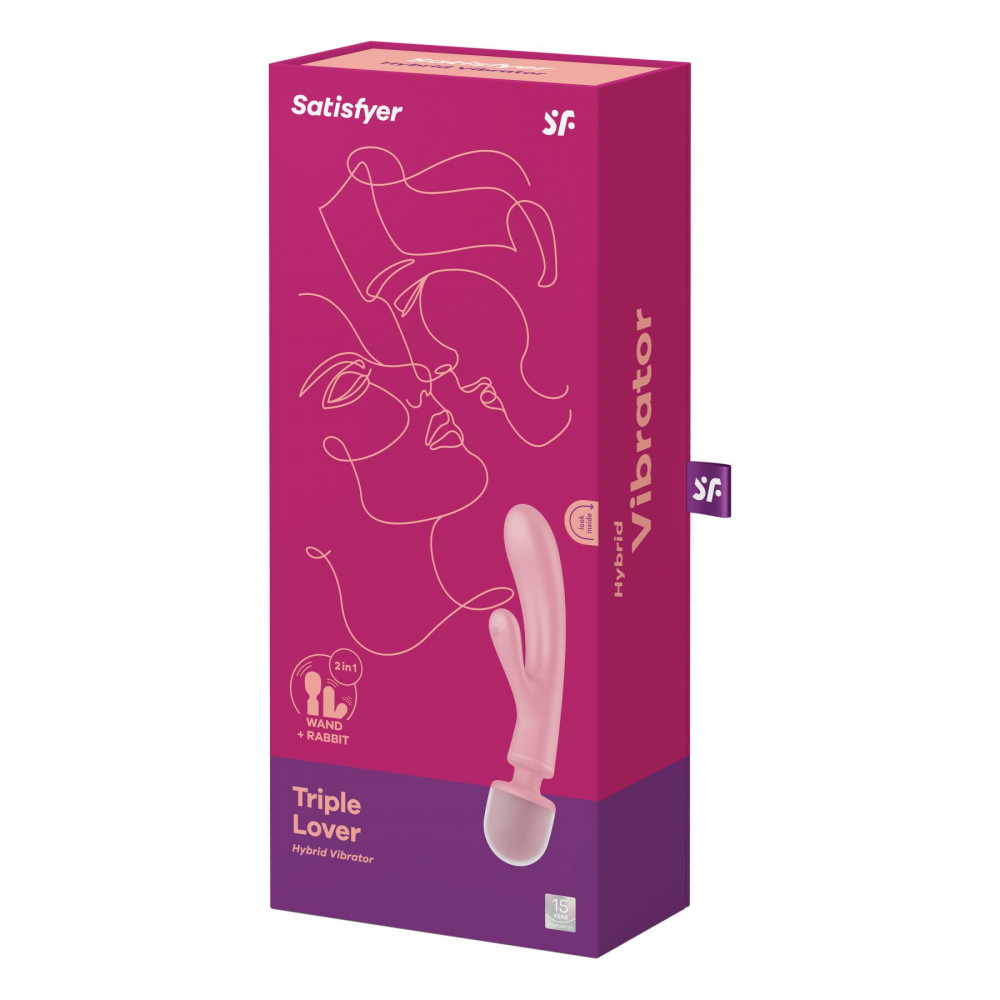 Вибратор - Вибратор Satisfyer Triple Lover (Pink) 1