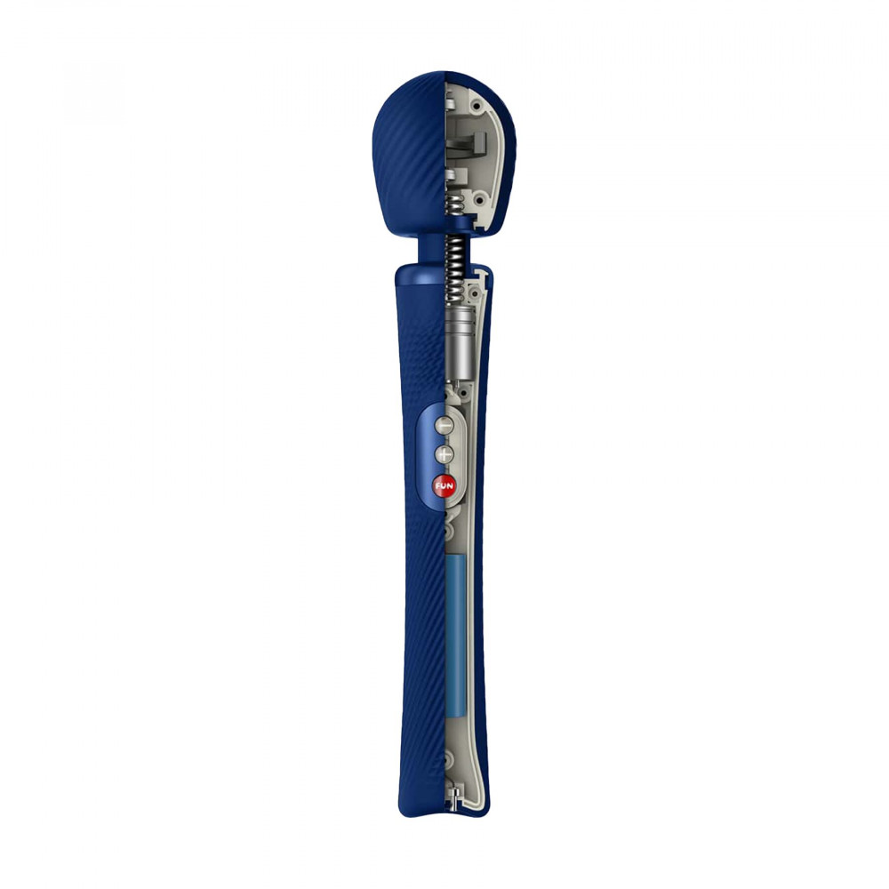 Вибромассажеры - Вибромассажер Fun Factory VIM Vibrating Wand midnight blue, супермощный и легкий, до 6 часов работы 2