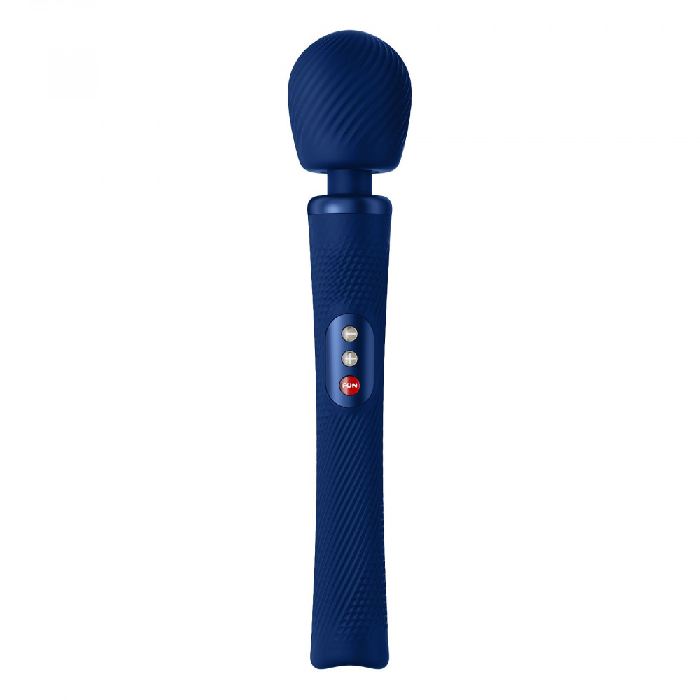 Вибромассажеры - Вибромассажер Fun Factory VIM Vibrating Wand midnight blue, супермощный и легкий, до 6 часов работы