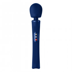 Вибромассажер Fun Factory VIM Vibrating Wand midnight blue, супермощный и легкий, до 6 часов работы