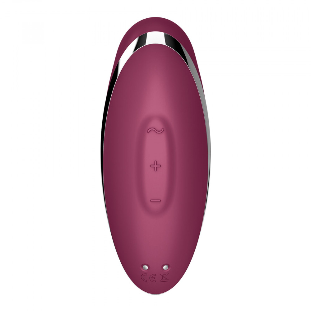 Клиторальный вибратор - Вибростимулятор-пульсатор Satisfyer Tap & Climax 2 Red 5
