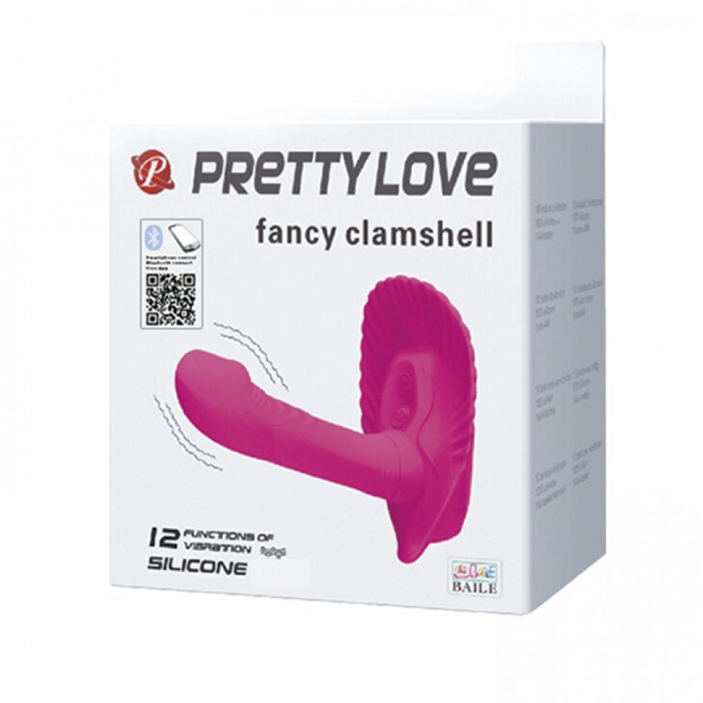 Вибратор - Стимулятор клитора PRETTY LOVE - FANCY CLAMSHELL APP, BI-014369HP 1