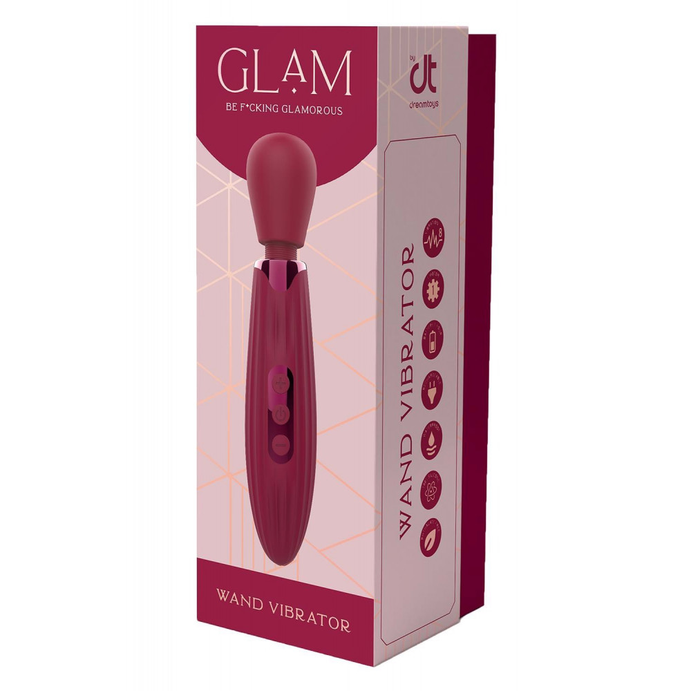 Секс игрушки - Вибратор микрофон Dream Toys Glam Wand Vibrator, красный 3