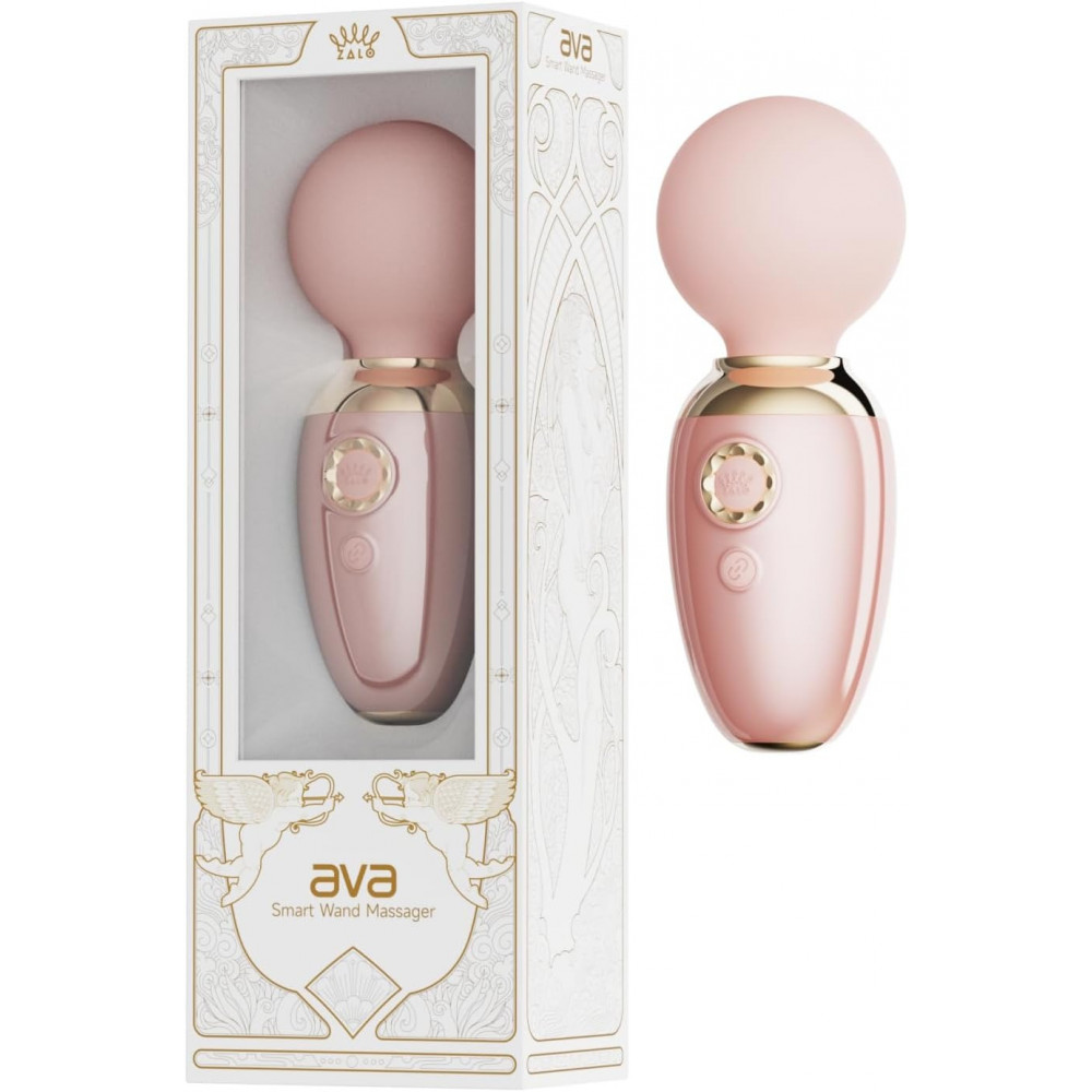 Секс игрушки - Вибратор микрофон Zalo AVA со смарт управлением, нежно розовый