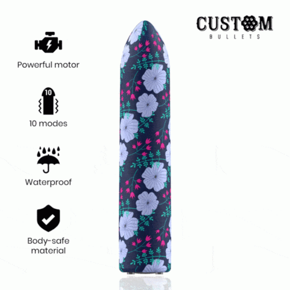 Вибратор - Мощная вибропуля Spring Custom Bullets (Испания)