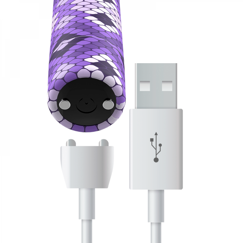 Вибратор - Мощная вибропуля Snake Purple Custom Bullets (Испания) 1