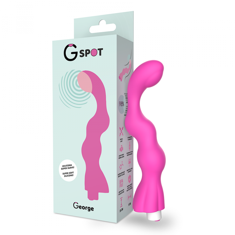 Вибратор - Вибратор для зоны G GEORGE,  цвет: розовый G-SPOT (Испания) 2