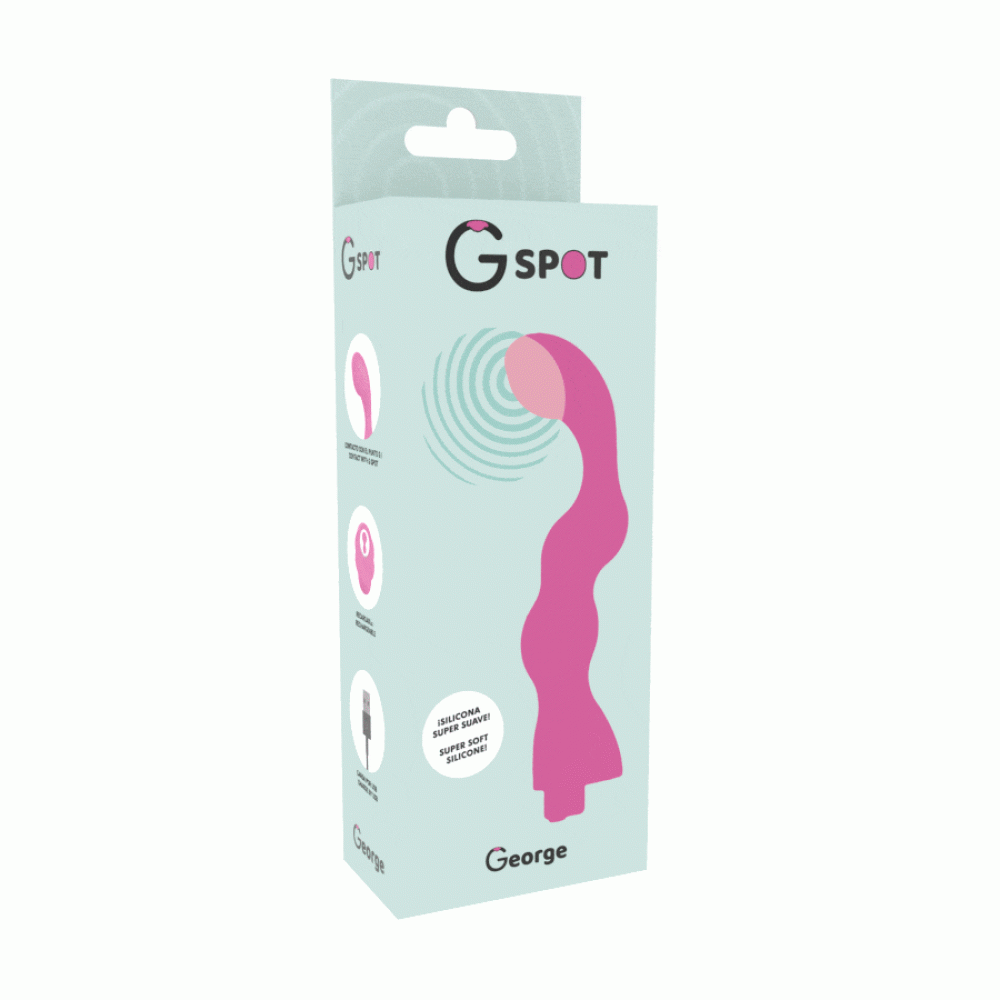 Вибратор - Вибратор для зоны G GEORGE,  цвет: розовый G-SPOT (Испания) 1