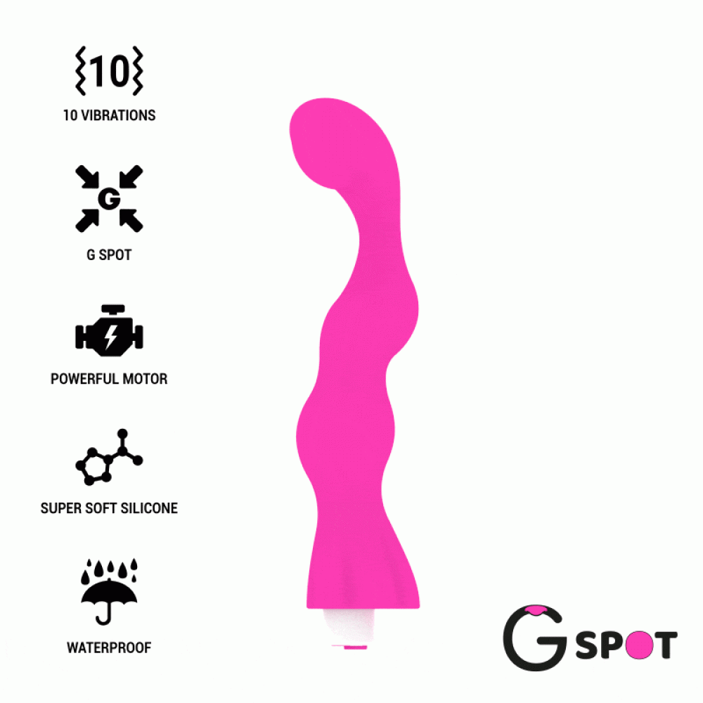 Вибратор - Вибратор для зоны G GEORGE,  цвет: розовый G-SPOT (Испания)