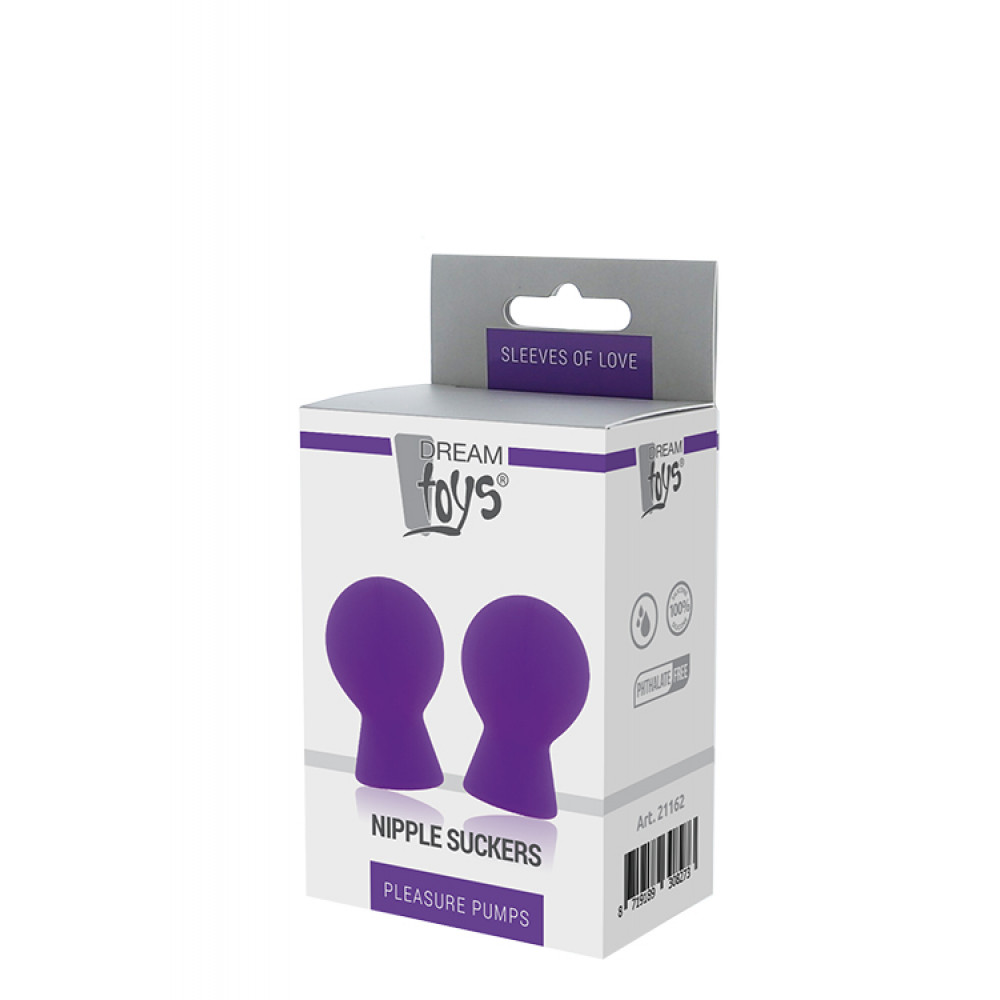  - Стимуляторы на соски PLEASURE PUMPS NIPPLE SUCKERS PURPLE 1