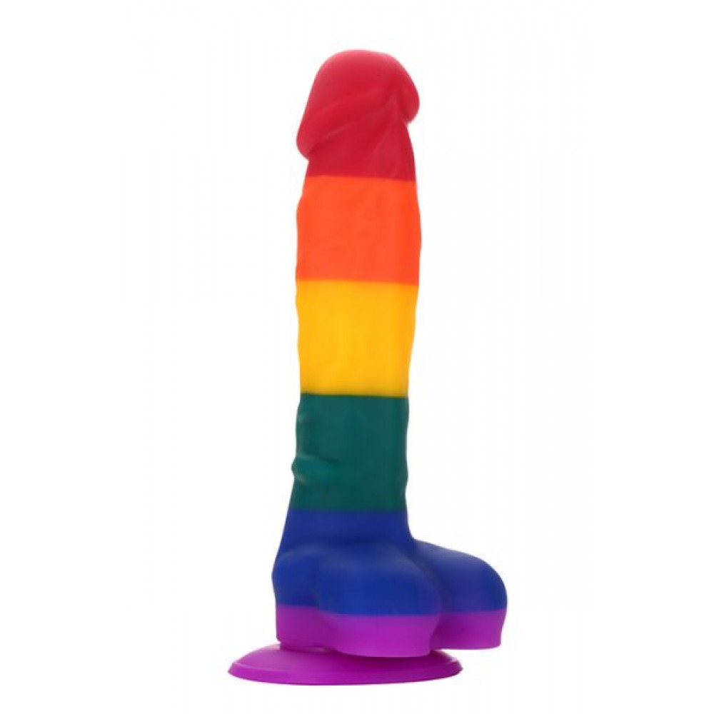 Секс игрушки - Радужный фаллоимитатор COLOURFUL LOVE DILDO
