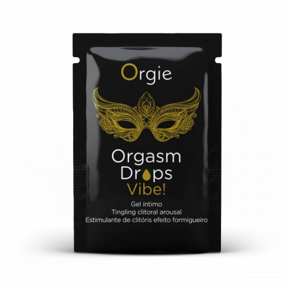 Пробники - ПРОБНИК клиторальные капли с вибрацией Orgie