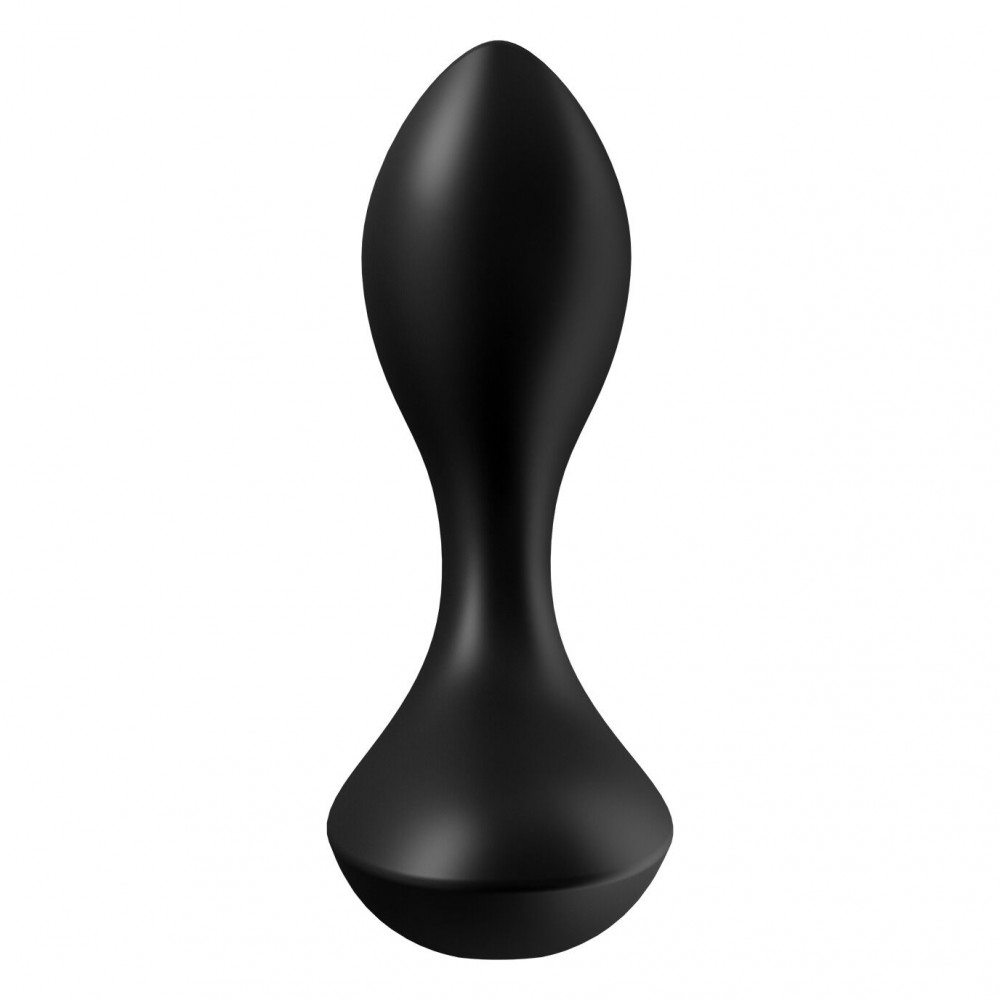 Анальные пробки с вибрацией - Анальная вибропробка Satisfyer Backdoor Lover Black 2