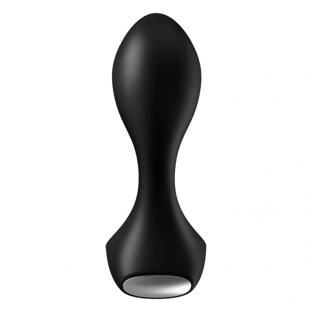 Анальные пробки с вибрацией - Анальная вибропробка Satisfyer Backdoor Lover Black 3