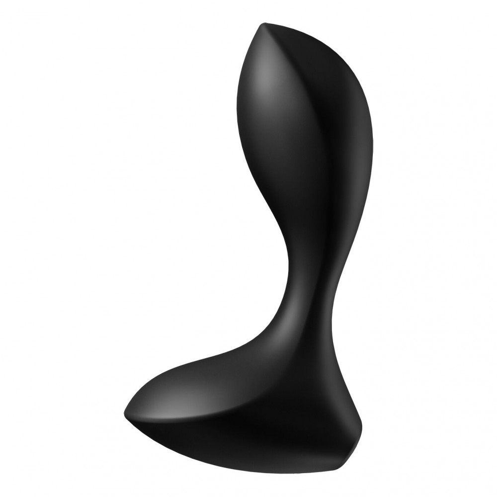 Анальные пробки с вибрацией - Анальная вибропробка Satisfyer Backdoor Lover Black 4