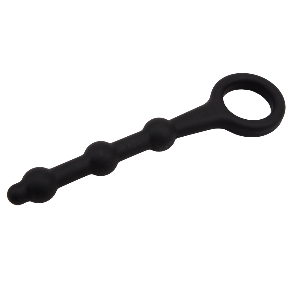 Секс игрушки - Анальная цепочка силикон Chisa Black Mont 13.5 sm черная 3