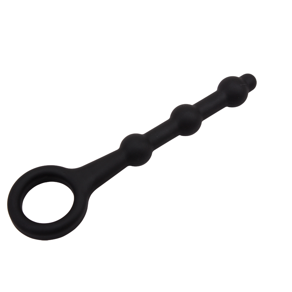 Секс игрушки - Анальная цепочка силикон Chisa Black Mont 13.5 sm черная 2