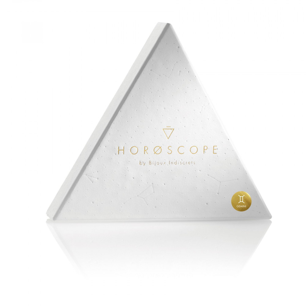 Подарочные наборы - Набор Bijoux Indiscrets HOROSCOPE - Gemini (Близнецы) вибратор на палец, гель для клитора, подвеска 3