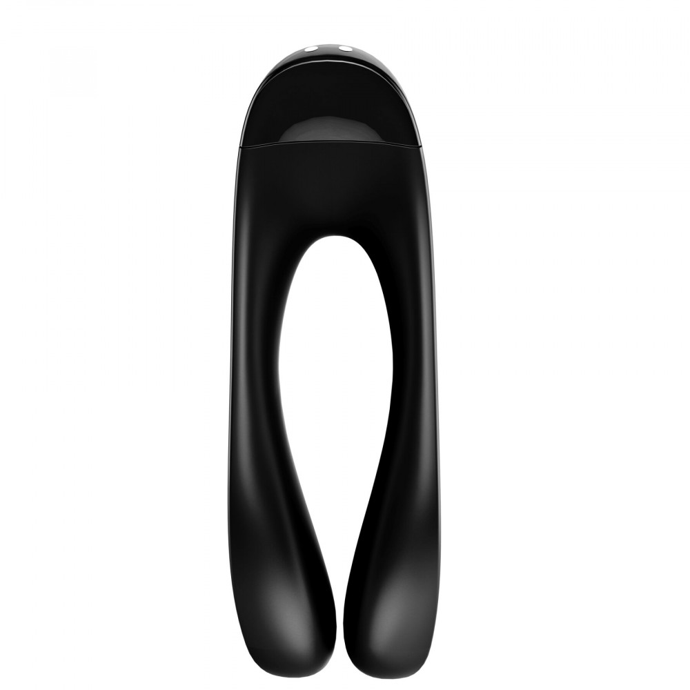 Мини вибраторы - Вибратор на палец Satisfyer Candy Cane Black 4