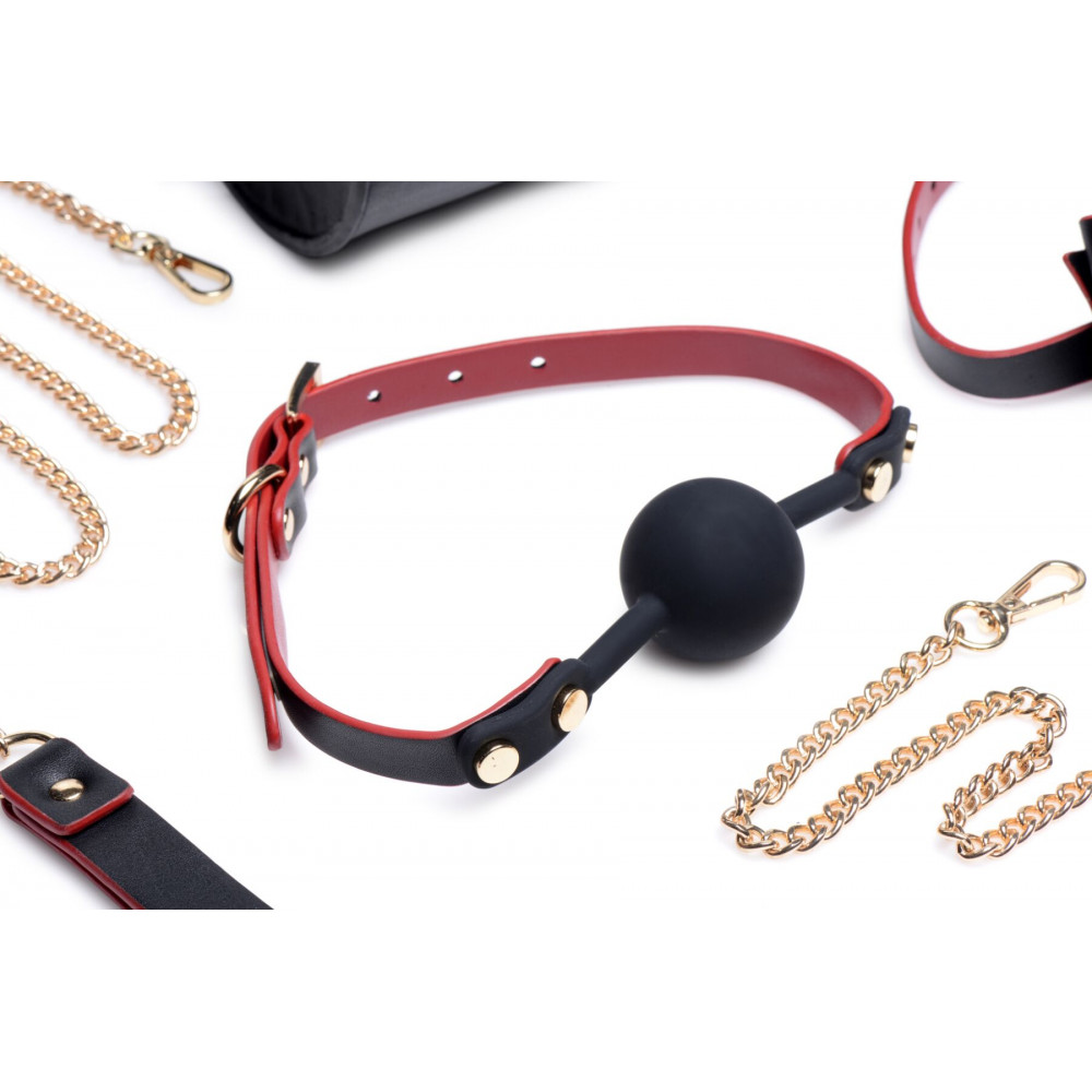 Наборы для БДСМ - Набор для BDSM Master Series Bow - Luxury BDSM Set With Travel Bag 7