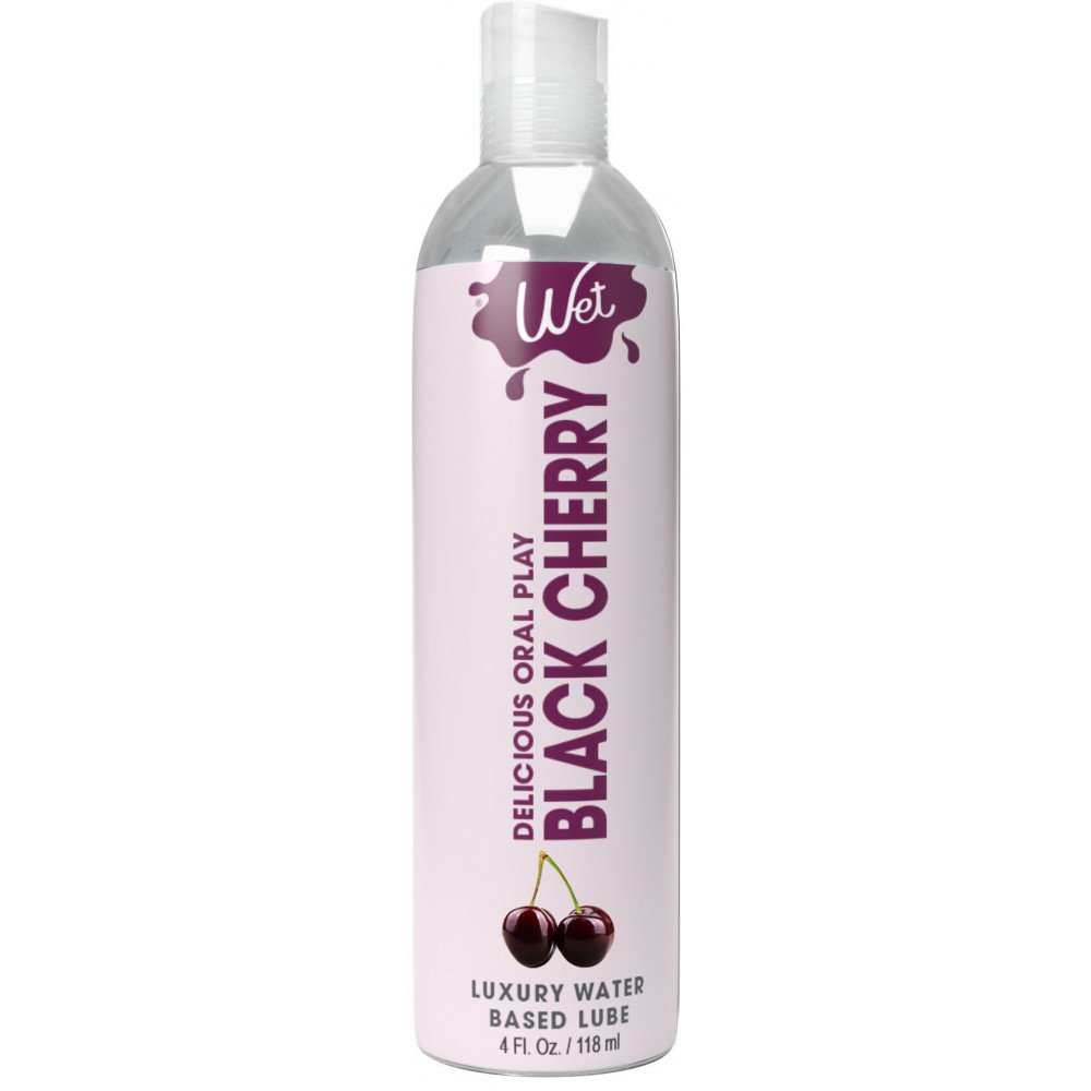 Лубриканты - Распродажа!!! Лубрикант на водной основе Wet Oral Play Black Cherry 118 мл (срок до 11.01.2026)