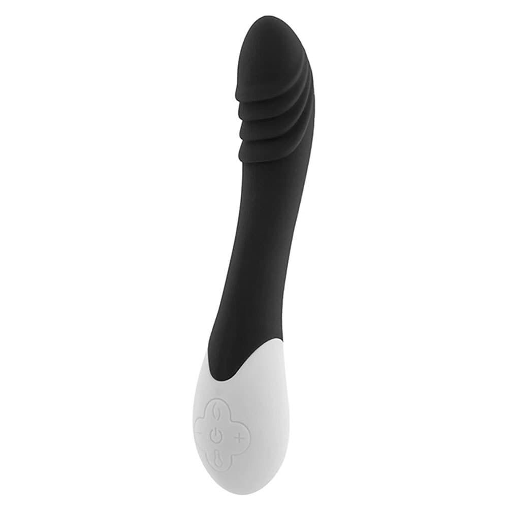 Вибратор - Вибратор S Pleasures Premium Phoenix, для точки G, черный, водостойкий, 16 видов вибрации, нагрев