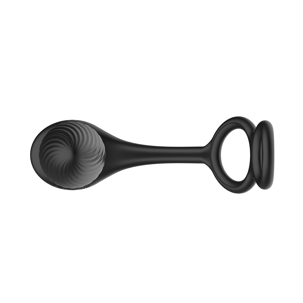Анальные игрушки - Анальная вибропробка Nexus Tornado Cock and Ball Ring 6