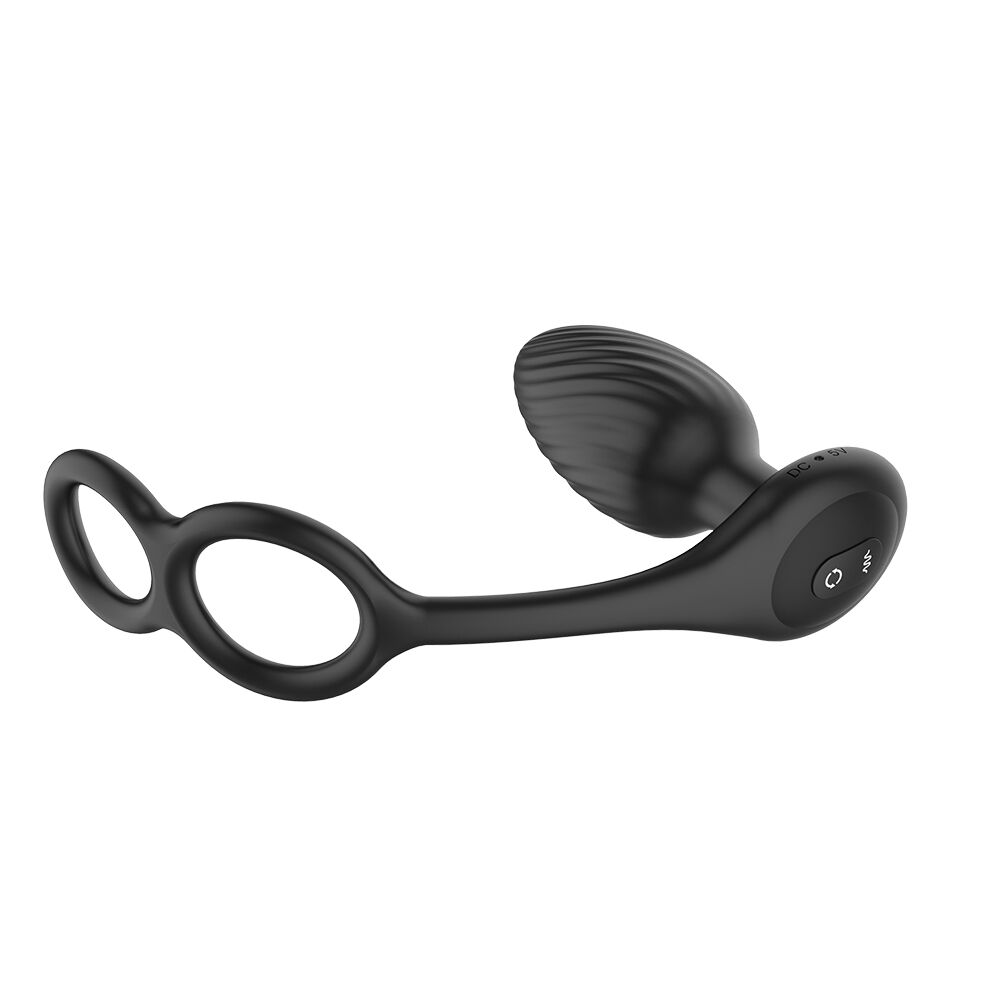 Анальные игрушки - Анальная вибропробка Nexus Tornado Cock and Ball Ring 5