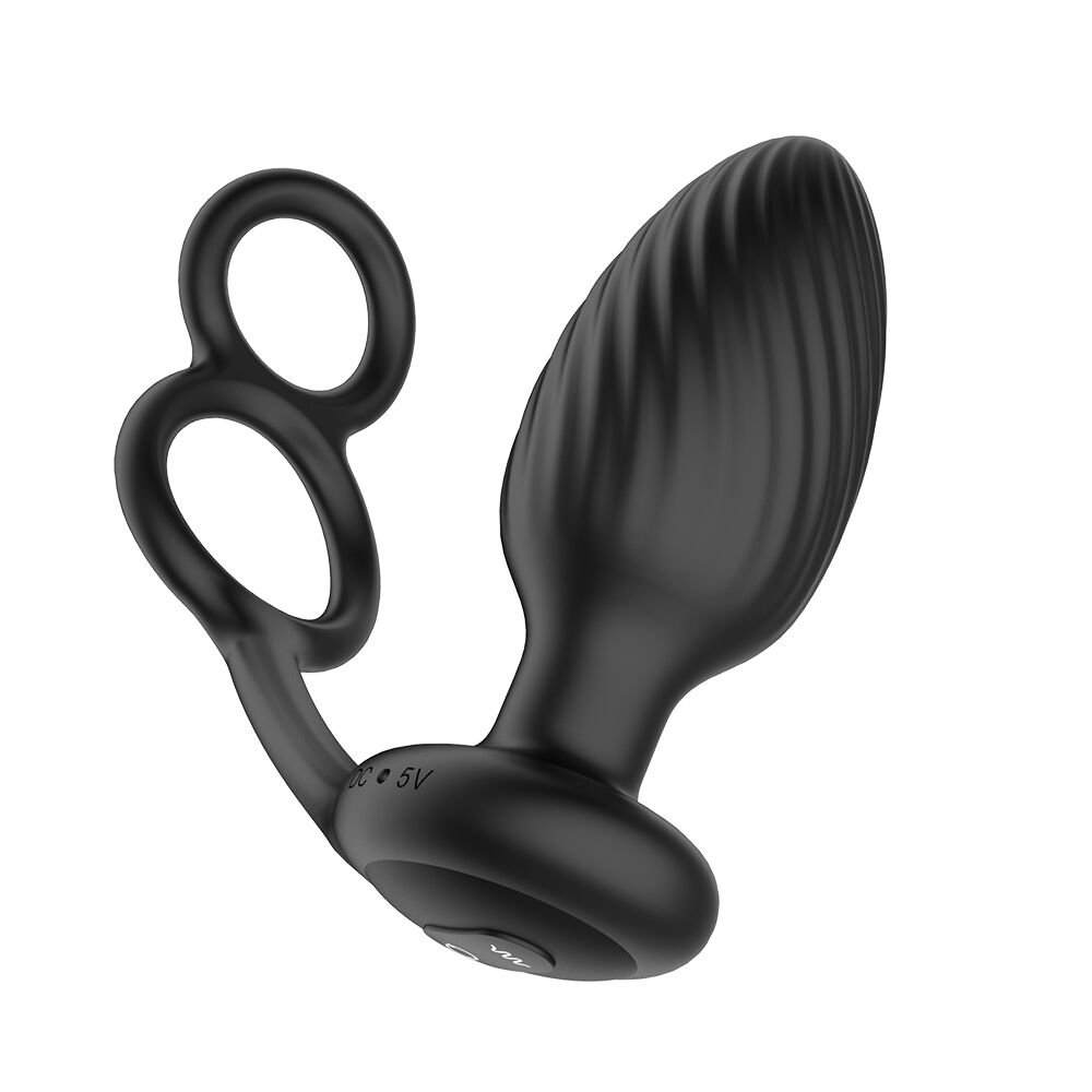 Анальные игрушки - Анальная вибропробка Nexus Tornado Cock and Ball Ring 1