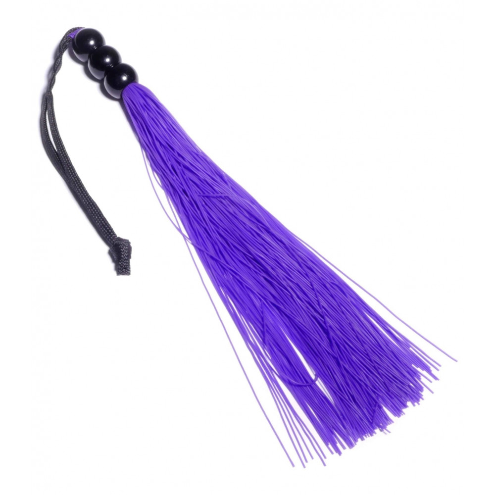 Электростимуляторы - Силиконовый флогер ( длина 26 см ) Fetish Boss Series - Silicone Whip Purple 10