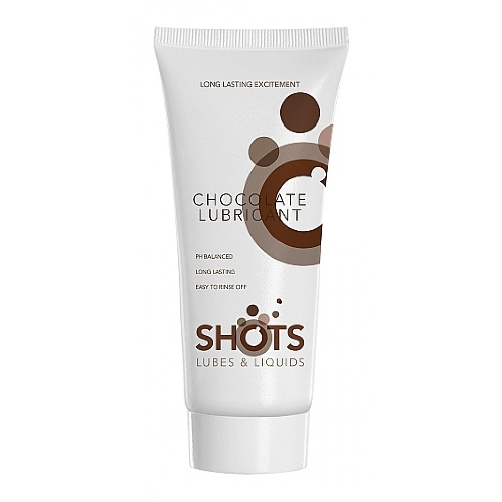 Лубриканты - Вагинальный ароматизированный лубрикант Shots Chocolate Lubricant, 100 мл