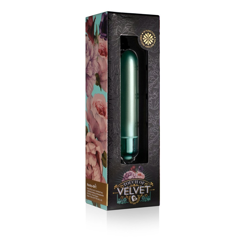 Секс игрушки - Вибратор-пуля Touch Of Velvet Aqua Velvet 90 мм 1