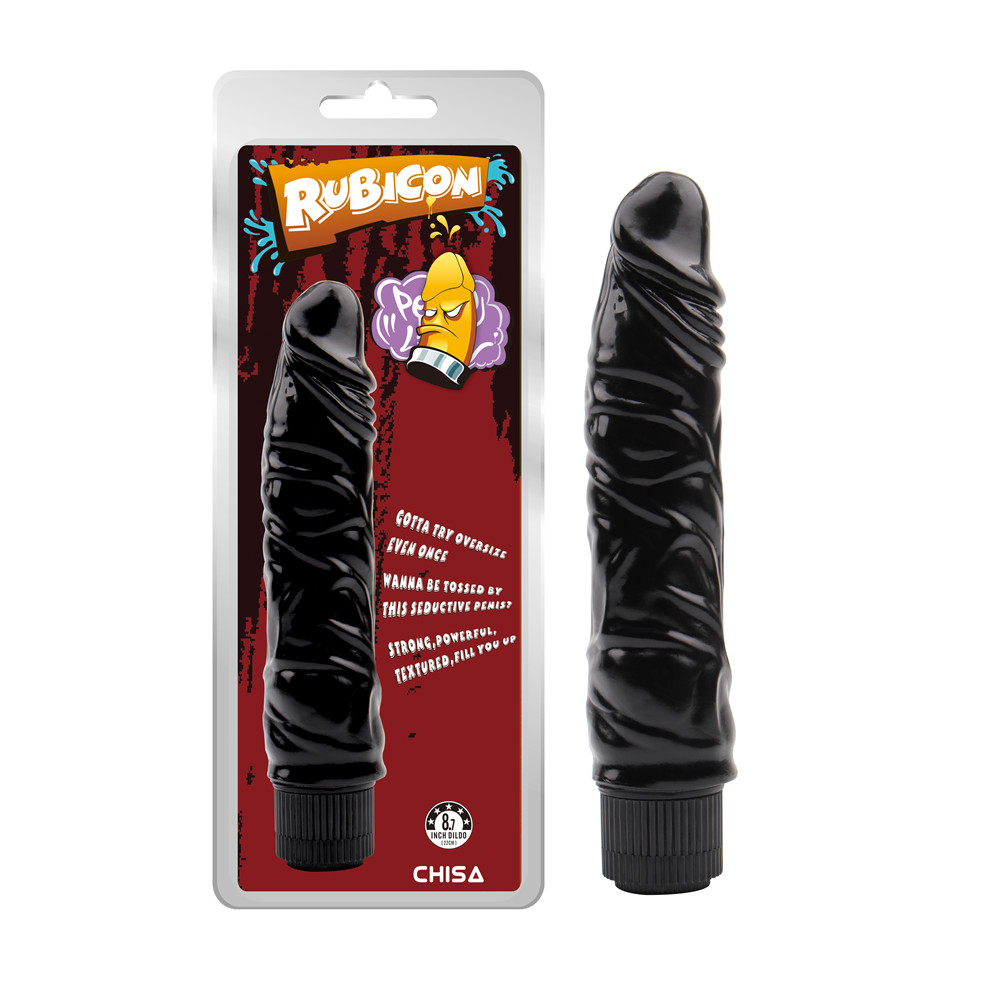 Секс игрушки - Вибратор реалистичный Chisa Rubicon Rude Vibrating Him, черный