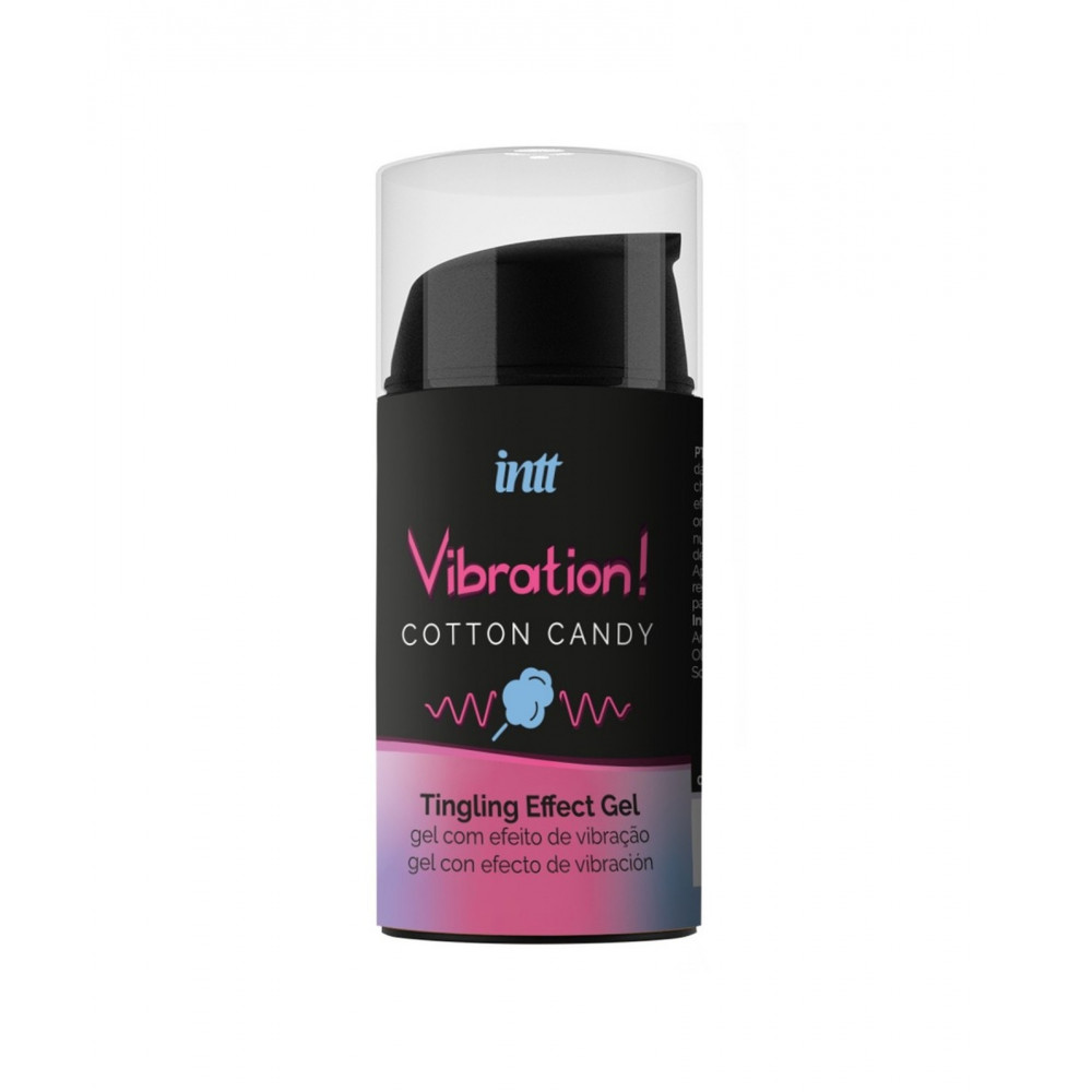 Лубриканты - Жидкий вибратор INTT VIBRATION COTTON CANDY 15 ml 1